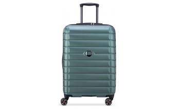 Чемодан с индикатором веса Delsey Shadow 5.0, 44x66x29.5 см, зеленый (00287881103)