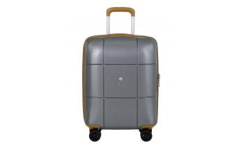 Suitcase  Echolac Atlas Pro 4-wheel, 40x55x23 cm, silver (1124TS080919200)