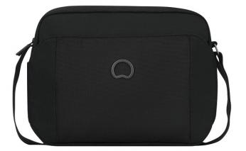 Women's shoulder bag Delsey Picpus 30x23x8 cm, black (00335411100)