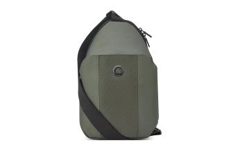 Сумка плечевая Delsey Picpus, 10x32x21.5 см, зеленый (00335410203)