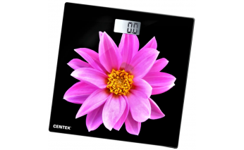 Bathroom scales CT-2416 Pink Flower