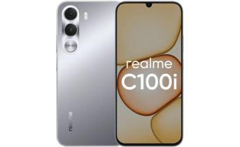 Смартфон Realme C100i 4/128Gb, RMX5377, NFC, IPS, 120Гц, 7000мAч, серебристый (2176158)