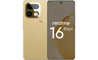 Смартфон Realme 16 Pro+ 8/256Gb, RMX5131, NFC, AMOLED, 144Гц, 7000мAч, золотистый (2164984)