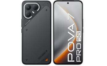 Smartphone Tecno Pova 7 Pro 5G 12/256Gb, NFC, OLED, 144Hz, 6000mAh, Black (2114277)