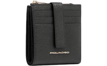 Чехол для кредитных карт Piquadro Patricia PP6843W140R/N, натуральная кожа, черный (2090345)