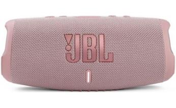 Колонка портативная JBL Charge 5, 40Вт, розовый [jblcharge5pink]