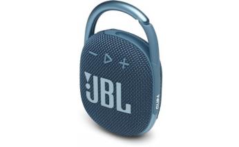 Колонка портативная JBL Clip 4, 5Вт, синий [jblclip4blu]