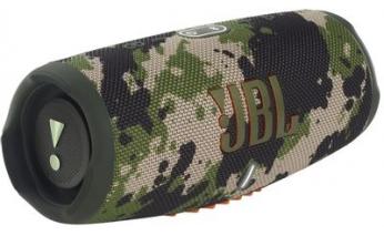 Колонка портативная JBL Charge 5, 40Вт, камуфляж [jblcharge5squad]