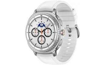Смарт-часы Samsung Galaxy Watch 8 Classic LTE 46мм, 1.34, белый/серебристый (2119954)