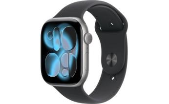 Смарт-часы Apple Watch Series 11 A3333, 46мм, черный/серый космос (2155875)