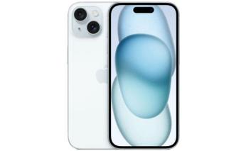 Смартфон Apple iPhone 15 128Gb, A3090, NFC, OLED, 60Гц, голубой