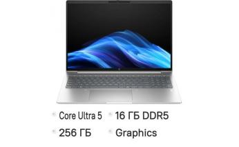 Ноутбук HP ProBook 4 G1i, 16, IPS, Intel Core Ultra 5 225U 1.5ГГц, 12-ядерный, 16ГБ DDR5, 256ГБ SSD,  Intel Graphics, Windows 11 Pro,  серебристый [bb3q4ut]