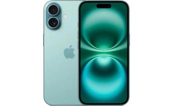 Смартфон Apple iPhone 16 128Gb, A3287, бирюзовый
