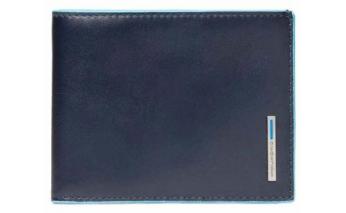 Men's wallet Piquadro Blue Square, blue, genuine leather