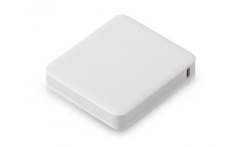 Battery external Evolt Brick 5 with fast charging PD, 5000 mAh, white (392306)