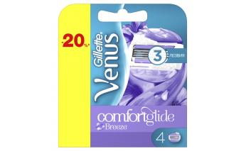 Replaceable cartridges for razor Gillette Venus Comfortglide Breeze 4 pcs.