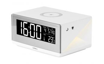 Часы с беспроводным зарядным устройством Rombica Timebox 2 белый RA-241709