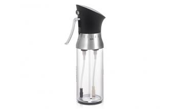 Dispenser oil and vinegar Eat&Bite Balsamic, silver, black (627019)
