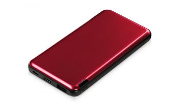 Аккумулятор внешний Evolt Forge v.2, металл, 10000mah, красный (591201)