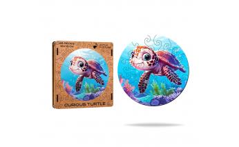 Пазл деревянный Active Puzzles Любопытная черепашка