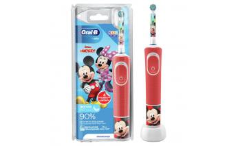 Щетка детская электрическая зубная Oral-B Vitality Kids Mickey Микки D100.413.2K EB10S