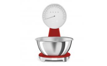 Весы кухонные Smeg KSF01RDWW красный