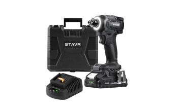 Шуруповерт ударный Stavr SID 18BL-230V-1К (1х2.0 Ач, ЗУ, кейс)
