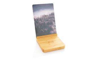 Док-станция для беспроводной зарядки с фоторамкой XD Xclusive Bamboo, 5 Вт (P308.139)