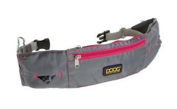 Сумка на пояс Doog Maxi, серо-розовая, 42х10х1,5 см (WB17)