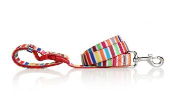 Adjustable dog leash Doog Scooby, multicolored, 130-160/2.5 cm (LEADMCS-L)