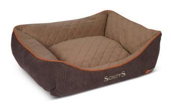 Лежак для животных с бортиками Scruffs Thermal Box Bed коричневый, 60х50х19 см RA-325117