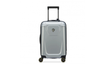Чемодан Delsey Peugeot Zip 4-х колесный, 35x55x20 см, серый (00100780111)