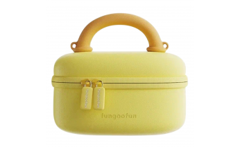Cosmetic bag Fangoofun macaron, yellow (F537)