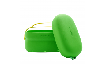 Косметичка двойная Fangoofun, зеленая (F531)