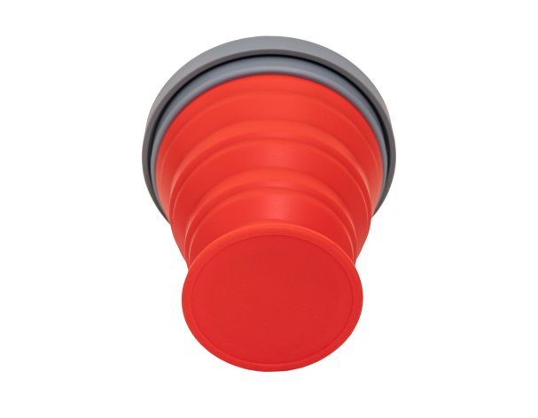 Folding silicone glass Routemark Floppy with lid 200 ml