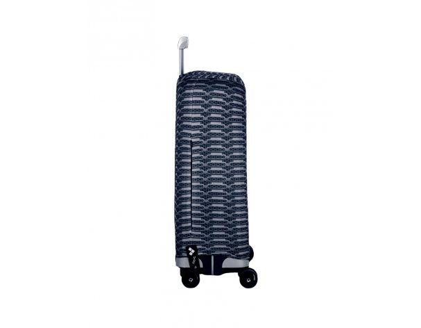 Чехол для чемодана Routemark Chrome in black S (SP500)