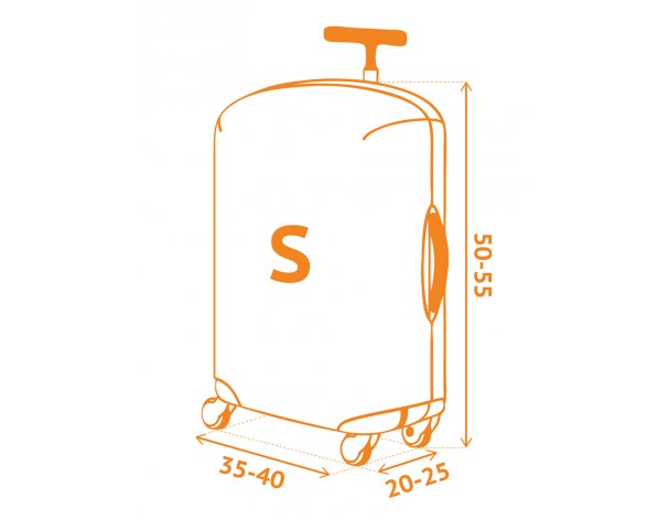Suitcase cover Routemark Plane 2.0 S (SP240)
