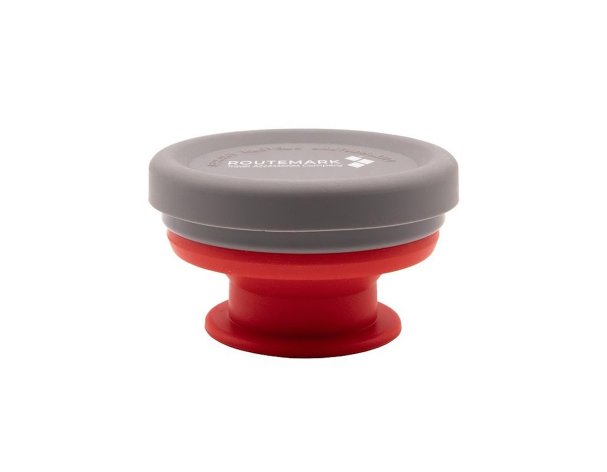 Folding silicone glass Routemark Floppy with lid 200 ml