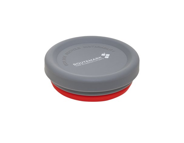 Folding silicone glass Routemark Floppy with lid 200 ml