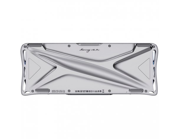 Keyboard GravaStar Mercury V60Pro XTAL SLV RU,silver