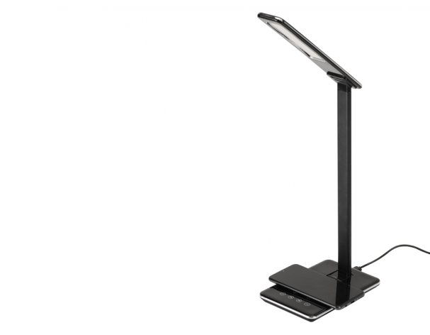 Table Lamp with Wireless Charging Evolt Starline, Black (592107)