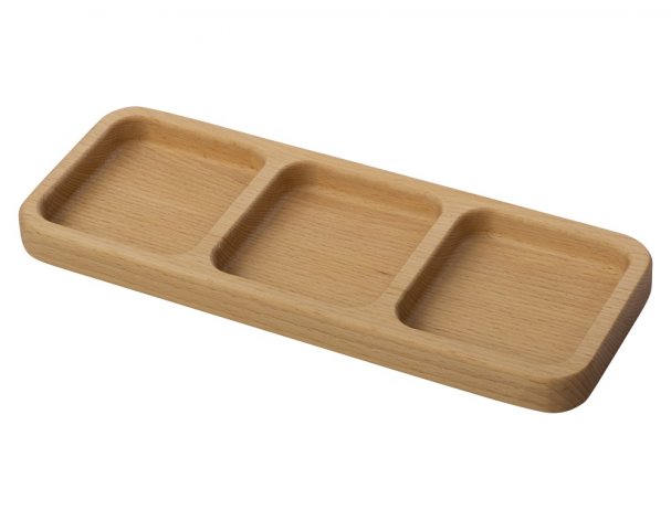 Rectangular bin  Eat Tapas brown RA-289055