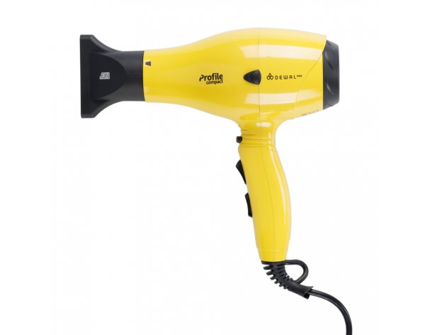 Фен Dewal Profile Compact, 2000Вт, желтый (03-119 Yellow)