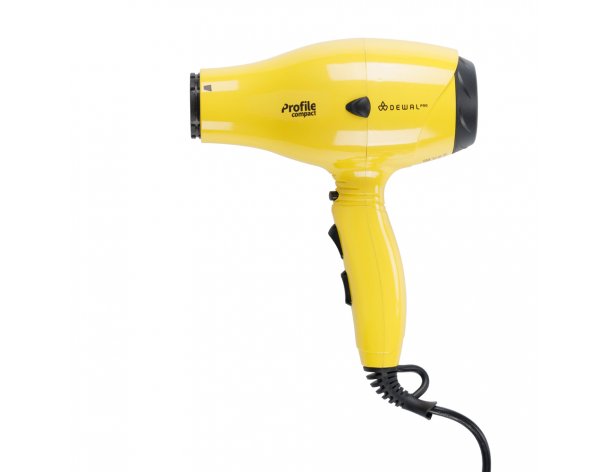 Фен Dewal Profile Compact, 2000Вт, желтый (03-119 Yellow)