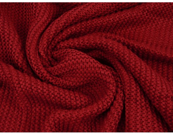 Plaid acrylic Chain, 130x150 cm, burgundy (836202)