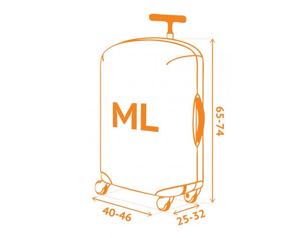 Cover for a suitcase Routemark Sparky M/L (SP240)
