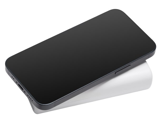 Аккумулятор внешний беспроводной 2-в-1 Qjet с функцией зарядки Apple Watch, QC/PD AtomIQ, 10000 мАч, белый (595846)