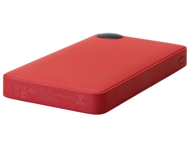 Аккумулятор внешний с дисплеем Evolt Mild, 10 000 mAh, красный (591231)