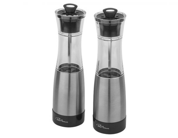 Salt and pepper set Paul Bocuse Duo black/silver/clear RA-237911