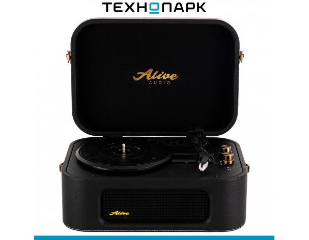 Turntable Alive Audio Stories Glam Noir STR-06-GN
